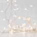 Χριστουγεννιάτικα Λαμπάκια Σειρά 100 LED Διάφανο Καλώδιο Λευκό IP44 300cm| Eurolamp | 600-11323