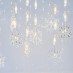 Χριστουγεννιάτικα Λαμπάκια Βροχή 56 LED Διάφανο Καλώδιο Θερμό Λευκό IP44 300Χ80cm| Eurolamp | 600-11447