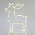 Χριστουγεννιάτικος Τάρανδος LED Φωτοσωλήνας Μονοκάναλος Θερμό Λευκό IP44 51X65cm | Eurolamp | 600-23007