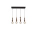 HL-040R-4P MELODY AGED WOOD PENDANT | Homelighting | 77-2737