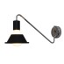 HL-3521-1 EMILY CHROME AND BLACK WALL LAMP | Homelighting | 77-3768