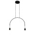 HL-3527-2 EVERDINA BLACK PENDANT | Homelighting | 77-3821