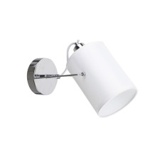 KQ 2654/1 SHIRO CHROME AND WHITE WALL LAMP Δ4 | Homelighting | 77-8099