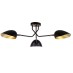 KQ 2759/3 ELIA BLACK AND ANTIQUE BRASS CEILING LAMP Γ3 | Homelighting | 77-8102