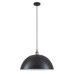 SE21-BR-10-MS50 MAGNUM Bronze Metal Pendant Black Shade with Black Fabric Cable | Homelighting | 77-8699