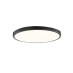 Πλαφονιέρα οροφής LED 150W 3CCT από μαύρο μέταλλο και ακρυλικό 80cm | Inlight | 42035-A-Black