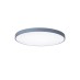 Πλαφονιέρα οροφής LED 110W 3CCT από γκρί μέταλλο και ακρυλικό 60cm | Inlight | 42035-B-Gray