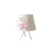Επιτραπέζιο φωτιστικό από λευκό μέταλλο και καπέλο D30cm | InLight | 3027