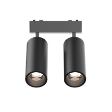 Φωτιστικό LED 2x9W 3000K για Ultra-Thin μαγνητική ράγα σε μαύρη απόχρωση D:16cmX4,4cm (T03801-BL) | InLight | T03801-BL