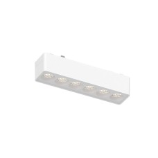 Φωτιστικό LED 6W 3000K για Ultra-Thin μαγνητική ράγα σε λευκή απόχρωση D:12,2cmX2,4cm (T02801-WH) | InLight | T02801-WH
