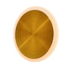 Επιτοίχιο φωτιστικό απλίκα από αλουμίνιο σε χρυσή ματ απόχρωση | InLight | 43401-Χρυσό Ματ